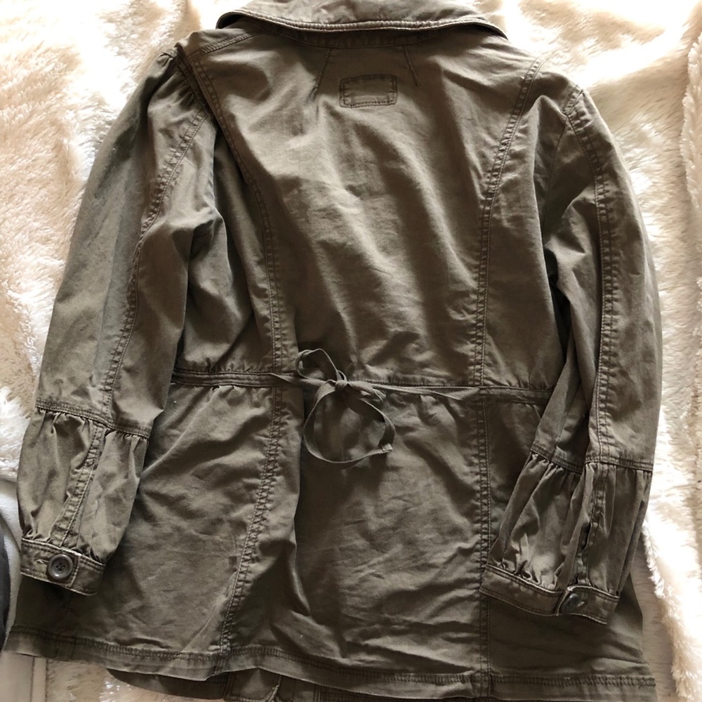Olive green layering jacket - Picture 3 of 3